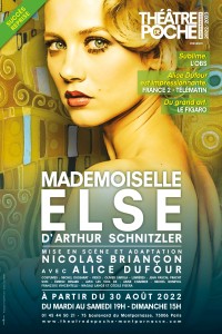 Affiche Mademoiselle Else - Théâtre de Poche-Montparnasse