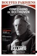 Affiche Les Confessions de Beethoven - Théâtre des Bouffes Parisiens