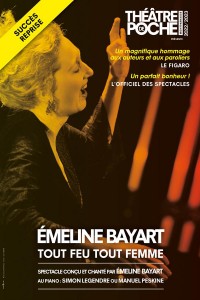 Affiche Émeline Bayart - Tout feu, tout femme - Théâtre de Poche-Montparnasse
