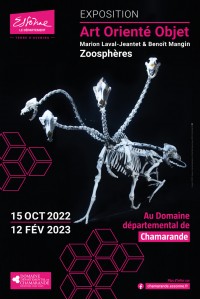 Affiche de l'exposition Art Orienté Objet, Zoosphères - Domaine de Chamarande