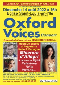 Oxford Voices Consort en concert