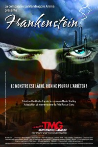 Affiche Frankenstein - Théâtre Montmartre Galabru