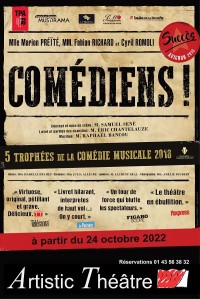Affiche Comédiens ! - Artistic Théâtre