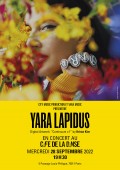 Yara Lapidus au Café de la Danse
