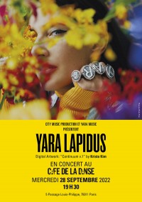Yara Lapidus au Café de la Danse