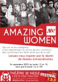 Amazing Women au Théâtre de Nesle