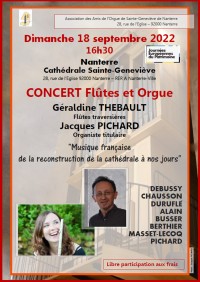 Géraldine Thiébault et Jacques Pichard en concert