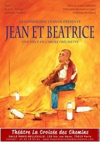 Affiche Jean et Béatrice - Théâtre La Croisée des Chemins