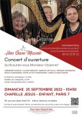 Christel Rayneau, Isabelle Lequien et Anne Ricquebourg en concert
