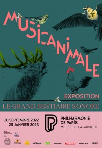 Affiche exposition MUSICANIMALE