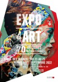 Affiche du salon Expo4Art - Septembre 2022