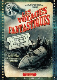 Affiche Les voyages fantastiques - De Jules Verne à Méliès - Espace Paris-Plaine