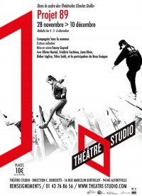 Affiche Projet 89 - Théâtre-Studio d'Alfortville