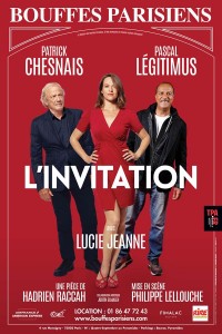 Affiche L'Invitation - Théâtre des Bouffes Parisiens