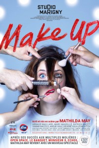 Affiche Make up - Mathilda May - Théâtre Marigny