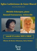 Michèle Scharapan et Renaud Fontanarosa en concert