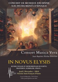 Affiche du concert Consort Musica Vera