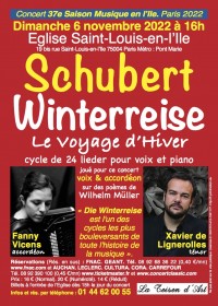 Concert Die Winterreise à l'Église Saint-Louis-en-l'Île