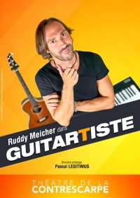 Affiche GuitarTiste - Théâtre de la Contrescarpe