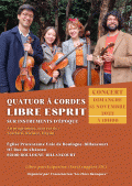 Le Quatuor Libre Esprit en concert