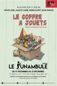 Affiche Le coffre à jouets - Le Funambule Montmartre