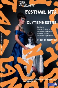 Affiche - Clytemnestre (Théâtre de l'Atalante)
