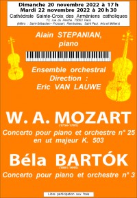 Ensemble orchestral et Alain Stepanian en concert