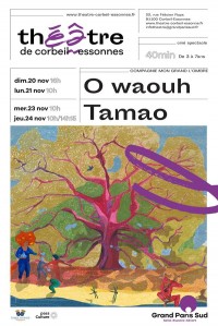 Affiche Tamao - Théâtre de Corbeil-Essonnes