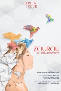 Affiche Zourou au-delà des mots - Espace Paris-Plaine