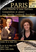 Leon Gurvitch et Marika Lombardi en concert