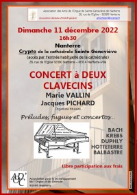 Marie Vallin et Jacques Pichard en concert