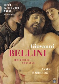 Affiche de l'exposition "Giovanni Bellini, Influences Croisées" au Musée Jacquemart-André