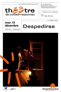 Affiche Despedirse - Théâtre de Corbeil-Essonnes