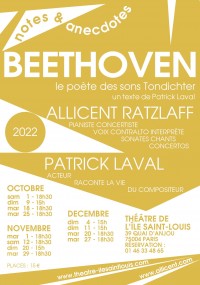 Beethoven, le poète des sons Tondichter - Affiche