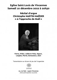Christophe Martin-Maëder en concert