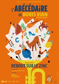 Affiche L'Abécédaire de Boris Vian & Lucienne Vernay - Les Trois Baudets