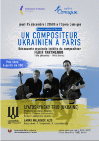 Concert solidarité Ukraine à l'Opéra comique