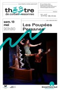 Affiche Les Poupées persanes - Théâtre de Corbeil-Essonnes
