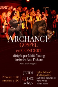 Archange Gospel et Jo Ann Pickens en concert