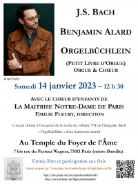 Benjamin Alard et le Chœur d'enfants de la Maîtrise Notre-Dame de Paris en concert