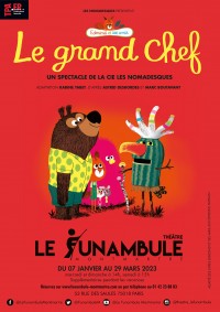 Affiche Edmond et ses amis : Le grand chef - Le Funambule Montmartre