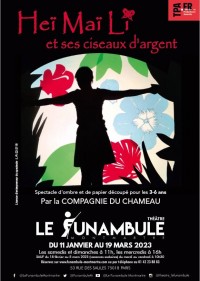 Affiche Heï Maï Li et ses ciseaux d'argent - Le Funambule Montmartre
