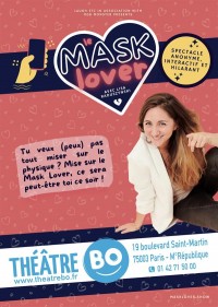 Affiche Lisa Raduszynski - The Mask Lover - Théâtre BO Saint-Martin