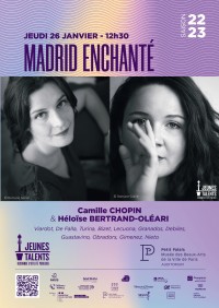 Camille Chopin et Héloïse Bertrand-Oléari en concert