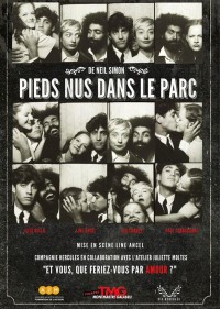Affiche Pieds nus dans le parc - Théâtre Montmartre Galabru