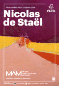 Affiche de l'exposition Nicolas de Staël au Musée d'Art Moderne de Paris