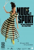 Affiche de l'exposition Mode et sport au Musée des Arts Décoratifs
