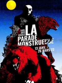 Affiche de "la Parade monstrueuse" au Centre des Arts d'Enghien-les-Bains