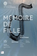 Affiche Mémoire de fille - Comédie-Française - Théâtre du Vieux-Colombier