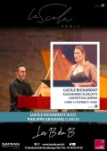 Affiche du concert Lucile Richardot et Philippe Grisvard à La Scala Paris